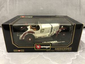 当時物！在庫品・burago・1/18 MERCEDES BENZ SSKL CARACCIOLA(1931)・未開封品・現品限り！