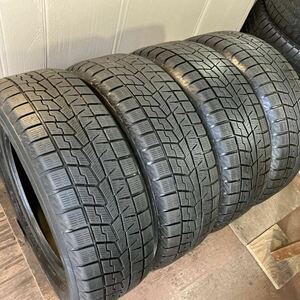 良品! スタッドレス215/60R16 4本／ヨコハマ iG70 8分上,9分 送料込30400円〜 T4574-22