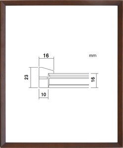 デッサン用額縁 木製フレーム PF102F 大衣サイズ