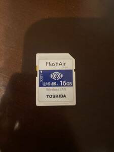 ＠91604)東芝 無線LAN SDカード Toshiba FlashAir W-04 16GB 初期化済　 型号：W04016C