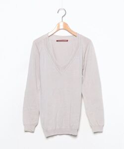 「COMPTOIR DES COTONNIERS」 Vネックニット S グレー レディース