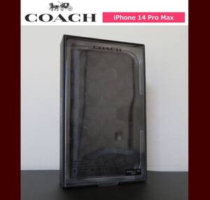 送料無料◎新品未開封品 価格14,520円 本物 COACH(コーチ) iPhone 14 Pro Max用スマホケース 限定１個限りです