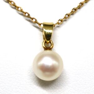 【売り切り】最落なし!!MIKIMOTO(ミキモト)《K14 アコヤ本真珠ネックレス》J 約2.3g 約44.0cm パール pearl necklace EB0/EB0 E286