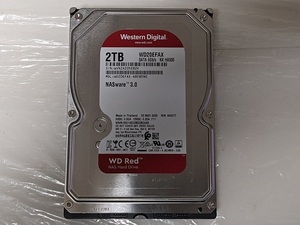 WESTERN DIGITAL Red WD20EFAX NX HA500 2TB 3.5インチ SATA HDD WD ウェスタンデジタル レッド NASware3.0【中古】①