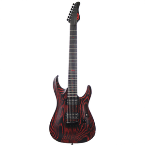 SCHECTER シェクター PA-SM-SH-7 SiM SHOW-HATEモデル セミハードケース付属 7弦エレキギター