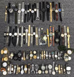 腕時計 懐中時計 置き時計 ブランド メンズ レディース 大量 セット まとめて ジャンク SEIKO/CITIZEN/CASIO その他 100本 0j-5-9