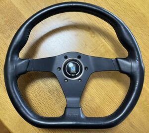 希少 正規品 美品 NARDI GARA SPORT Dshape レザーステアリング ナルディ クラシック Nardi