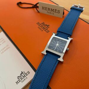 正規 エルメス HERMES HH1.210 Hウォッチ クォーツ 外箱・取説付