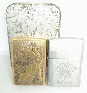 R-01426 ZIPPO BRADFORD,PA. MADE IN U.S.A. 13 14 ジッポ オイルライター まとめ売り ゴールド シルバー 喫煙具 ケース付 動作未確認 07