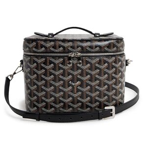 （新品・未使用品）ゴヤール GOYARD ミューズ ヴァニティケース ショルダーバッグ キャンバス レザー ブラック MUSEVAPMLTY01CL01P