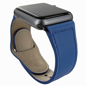 Piel Frama Apple Watch バンド 高級 本革 レザー 38mm/40mm/41mm ベルト 交換 ストラップ 互換 アップルウォッチ ダークブルー