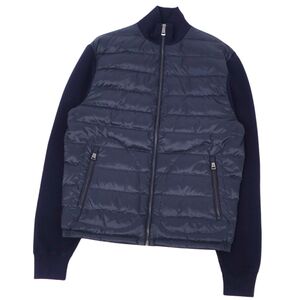 美品 ラルフローレン パープルレーベル RALPH LAUREN ジャケット ダウンジャケット ウールニット切替 アウター メンズ S cf10dm-rm20f12116