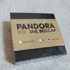 【未開封】pandora 3ml bellcap mtl rta 2 gunmetal べイプ　電子たばこ　ベルカップ　0110-D5-SA6