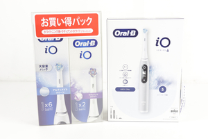 【未使用品】Oral-B iO SERIES6 オーラルB io6 グレーオパール 電動歯ブラシ アルティメイトクリーン ラディアントホワイト_0JJ_B0611-J001