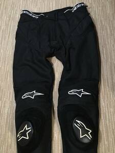 alpinestars 夏用ナイロンメッシュブーツインパンツ EU/50(日本サイズのL-LLサイズ) ウエスト幅84cm 腰/膝パッド/バンクセンサー付き 