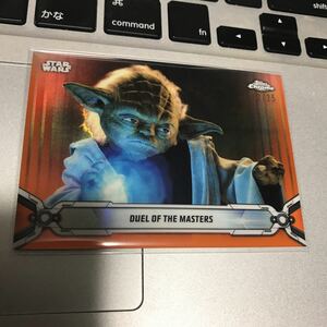 2019 topps chrome スターウォーズ ヨーダ /25