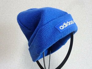 ⇔ adidas ⇔ アディダス　青色帽子　キッズ帽子　サイズ５４cm〜５７cm　キャップ　帽子　スタイルハット