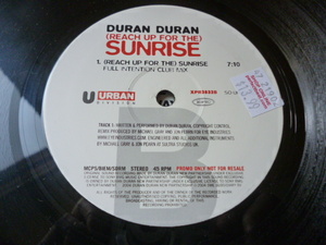 Duran Duran / (Reach Up For The) Sunrise レア PROMO 12 激揚げ ダンサブル・サウンド 試聴