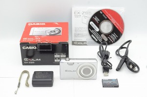 【適格請求書発行】良品 CASIO カシオ EXILIM EX-ZS5 コンパクトデジタルカメラ シルバー 元箱付【アルプスカメラ】241118ap