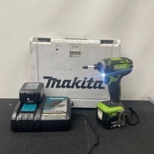 Z630-C4-2625 makita マキタ 充電式ペンインパクトドライバ TD138D/BL1430B/DC18RC 14.4V ケース/充電器/純正 バッテリー2個付き 通電ok ⑥