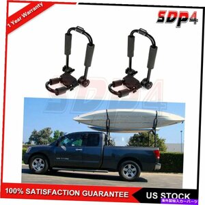 ペアカヌーボートカヤックルーフラックカーSUVトラックトップマウントキャリアJクロスバーPair Canoe Boat Kayak Roof Rack Car SUV Truck