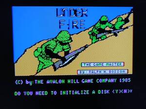 Apple II Soft The Avalon Hill UNDER FIRE!