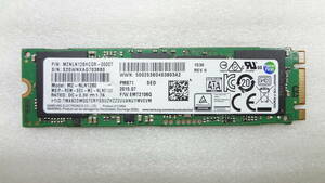 複数入荷 SSD SAMSUNG MZ-NLN1280 128GB PM871 FW:EMT2106Q M.2 2280 SATA 中古動作品(A292)