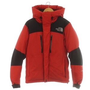 ザノースフェイス THE NORTH FACE Baltro Light Jacket バルトロ ライト ジャケット ダウン ジャケット フード ジップアップ S 赤 黒 レッ