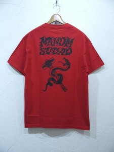 M&M×MASSES T-SHIRT SQUAD/RED/Msize/新品未使用