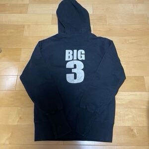 TMT パーカー　BIG 3 厚手　ブラック