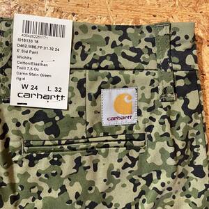 Carhartt WIP SID PANT ストレッチ カモフラージュ 迷彩 スリム パンツ 24