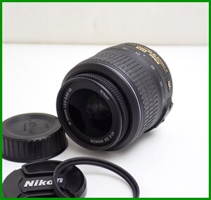 ★美品 Nikon/ニコン AF-S DX NIKKOR 18-55mm f/3.5-5.6G VR 標準ズームレンズ/前後キャップ・フィルター・ケース付き&1913900006