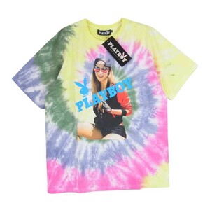 HYSTERIC GLAMOUR ヒステリックグラマー 19ss PLAY BOY MISS ALYSSA プレイボーイ タイダイ プリント Tシャツ【新古品】【未使用】【中古】