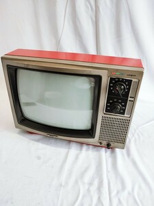 昭和レトロ SHARP CT-1412A ブラウン管テレビ カラーテレビジョン受信機 カラーテレビ シャープ 当時物 1980年製 コレクション テレビ(0627