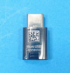 サムスン galaxy S8 S9 PLUS MICRO USB マイクロUSB Bタイプ(メス) ⇔ TYPE-C TYPEC タイプC(オス) / MICROUSBをTYPE-C 変換プラグ 管P