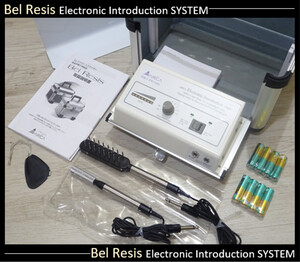 ★美品 エレクトロニックライザー イオン導入 電子エステ美顔器 Bel Resis ローラー＆ブラシ スキンケア 頭皮ケア エステ美容器 アイリカ★