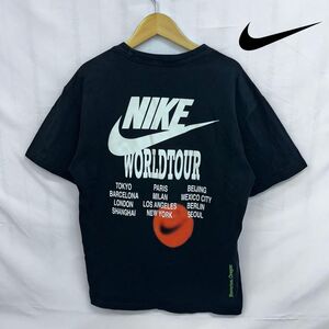 NIKE THE NIKE TEE 半袖Tシャツ メンズ Mブラック黒刺ロゴ