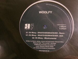 △12インチ WOOLFY / OH MISSY - WHATWVER MIXES 輸入盤 新品未使用品 DFA RONGDFA11 エレクトロ◇r60720