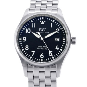 IWC パイロットウォッチ マークXVIII IW327015 腕時計 黒文字盤 【安心保証】