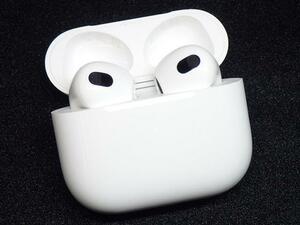 7262B[A]■正規品■Apple Airpods エアーポッツ エアポッツ 第3世代/A2564・A2565・A2897/ワイヤレスイヤホン