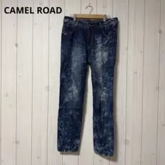 CAMEL ROAD まだら模様 デニムパンツ LLサイズ