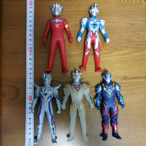 ウルトラマンゼット ウルトラヒーローシリーズ ウルトラギャラクシーファイト ゼロビヨンド ジード レオ 限定有り ソフビ フィギュアセット