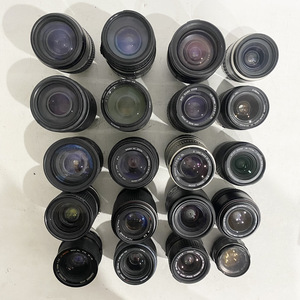【R1368】掘り出し物 カメラ用レンズ 大量 まとめ売り SIGMA KONICAMINOLTA TOKINA TAMRON CANON PENTAX