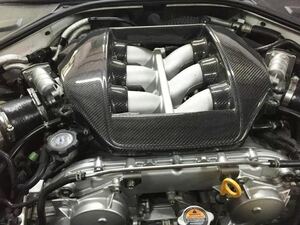日産GTR R35 2009-2015カーボンファイバーエンジンカバー