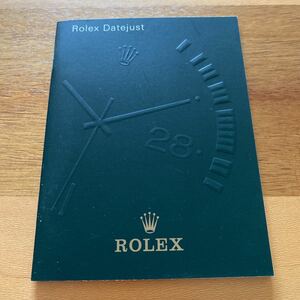 1166【希少必見】ロレックス デイトジャスト 冊子 ROLEX DATEJUST 定形94円発送可能