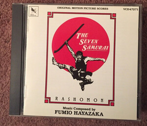 CD Fumio Hayasaka The Seven Samurai / Rashomon VCD47271 Japan /00110