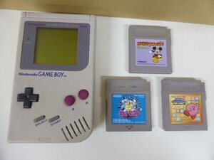 W8589S Nintendo 任天堂 初代ゲームボーイ [DMG-01] 【ジャンク品】