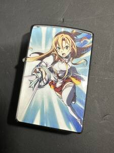 ★コレクター必見！！ ソードアートオンライン 結城明日奈 デザイン オイルライター シルバー 雑貨 コレクション 小物 タバコグッズ Z892