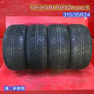 【送料無料】新古品 サマータイヤ 315/35R24 YOKOHAMA PARADA Spec-X 2016年製 4本SET【47139927】