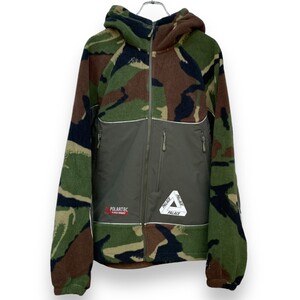 PALACE 23AW POLARTEC 3M HOODED JACKET フリースジャケット Lサイズ 迷彩 パレス ポーラテック フーデッド ジャケット カモ